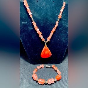 Necklace and bracelets set